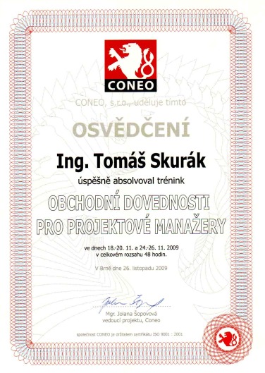 Obchodné zručnosti, CONEO
